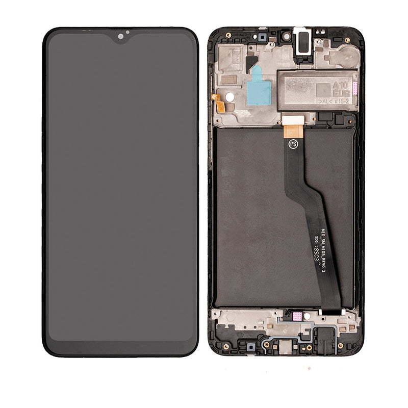 Samsung Galaxy A10 (A105 / 2019) LCD Screen Assembly Replacement With Frame (Single Card Version) (OLED PLUS) (All Colors)