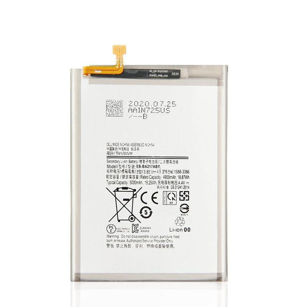Samsung Galaxy A12 (A125 / 2020) / A21s (A217 / 2020) / A02 (A022 / 2020) A13 5G (A136U / 2021) / A13 4G (A135 / 2022 ) A04s (A047 / 2022) High Capacity Battery Replacement (EB-BA217ABY)