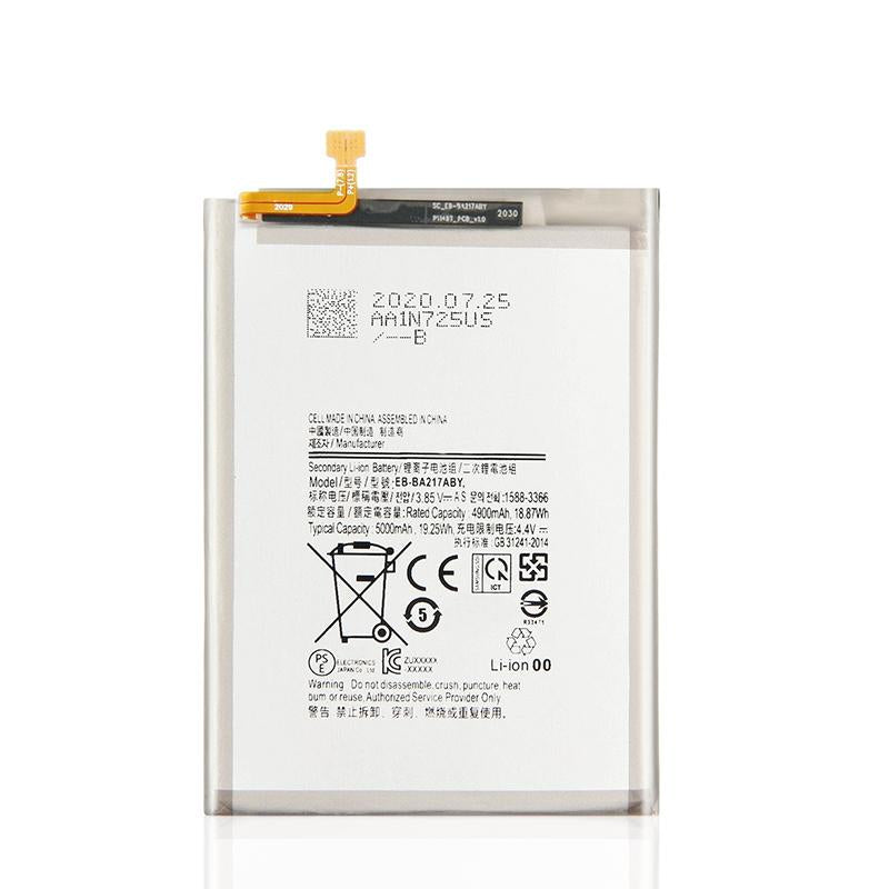 Samsung Galaxy A12 (A125 / 2020) / A21s (A217 / 2020) / A02 (A022 / 2020) / A13 5G (A136U / 2021) / A13 4G (A135 / 2022 ) / A04s (A047 / 2022) / A13S (A137 / 2022) High Capacity Battery Replacement (EB-BA217ABY)