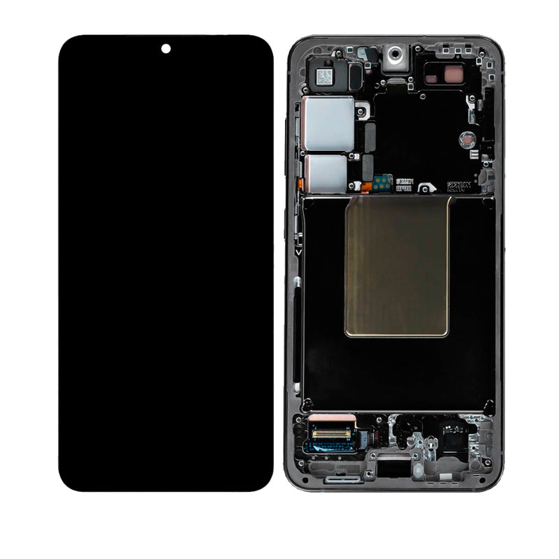 Samsung Galaxy S24 OLED Screen Assembly Replacement With Frame (Refurbished) (Onyx Black)