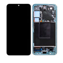 Samsung Galaxy S24 OLED Screen Assembly Replacement With Frame (Refurbished) (Sapphire Blue)