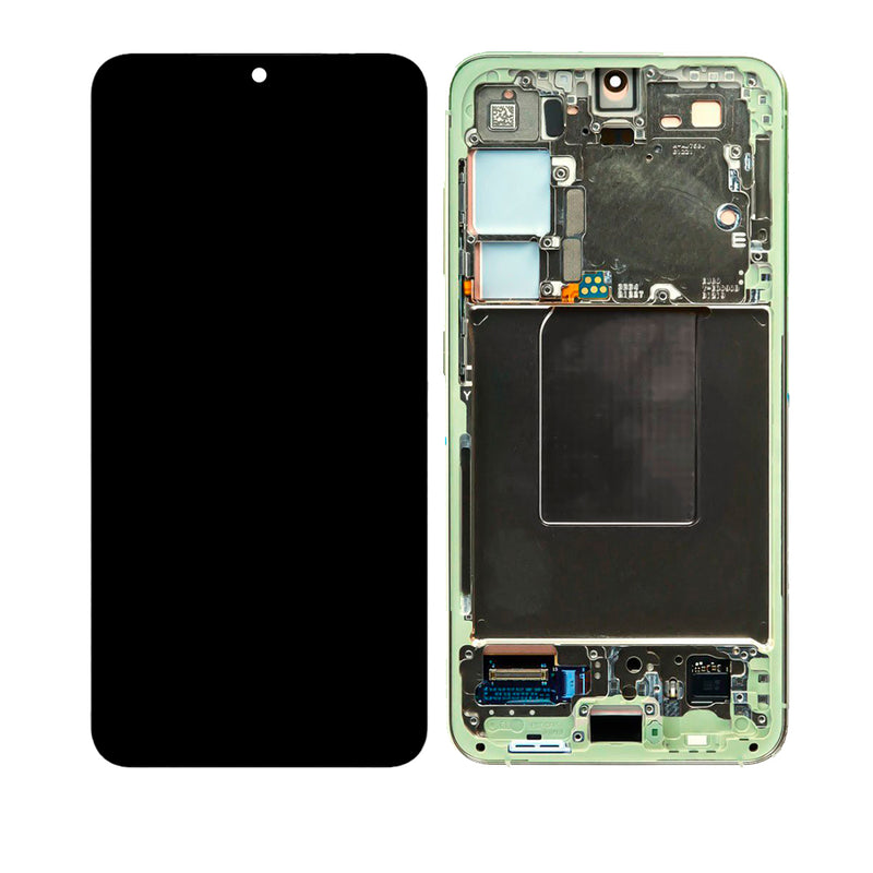Samsung Galaxy S24 OLED Screen Assembly Replacement With Frame (Refurbished) (Jade Green)
