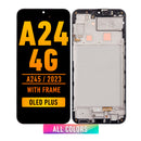 Samsung Galaxy A24 (A245) LCD Screen Assembly Replacement With Frame (OLED PLUS) (All Colors)