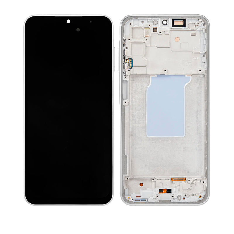 Samsung Galaxy A26 5G (A266 / 2025 ) OLED Screen Assembly Replacement With Frame (Refurbished) (White)