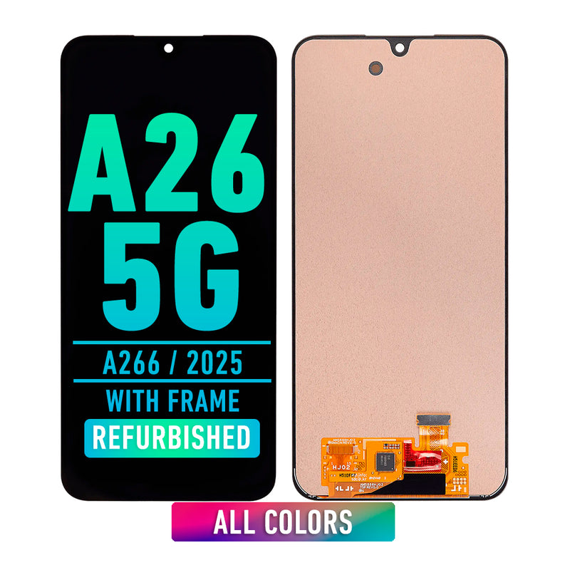 Samsung Galaxy A26 5G (A266 / 2025 ) OLED Screen Assembly Replacement Without Frame (Refurbished) (All Colors)