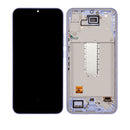 Samsung Galaxy A34 5G (A346 / 2023) OLED Screen Assembly Replacement With Frame (Refurbished) (Violet)