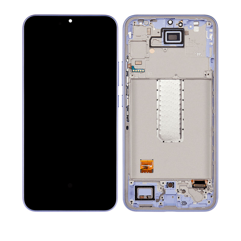 Samsung Galaxy A34 5G (A346 / 2023) OLED Screen Assembly Replacement With Frame (Refurbished) (Violet)