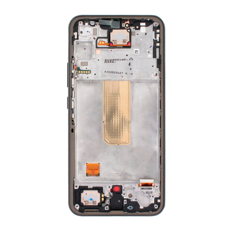 Samsung Galaxy A34 5G (A346 / 2023) OLED Screen Assembly Replacement With Frame (OLED PLUS) (Graphite)