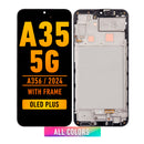 Samsung Galaxy A35 5G (A356) LCD Screen Assembly Replacement With Frame (OLED PLUS) (All Colors)
