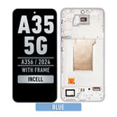 Samsung Galaxy A35 5G (A356 / 2024) LCD Screen Assembly Replacement With Frame (Aftermarket Incell) (Blue)