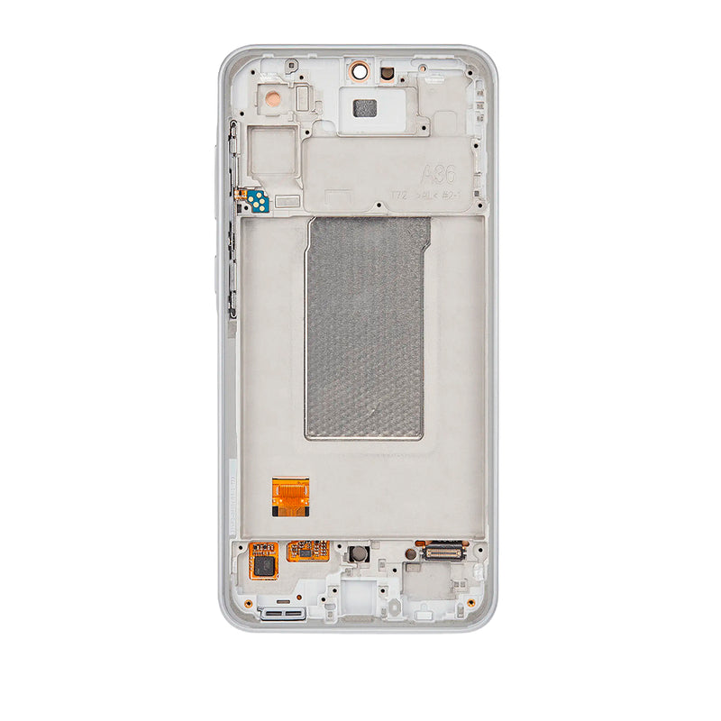 Samsung Galaxy A36 5G (A366 / 2025) OLED Screen Assembly Replacement With Frame (Refurbished) (White)