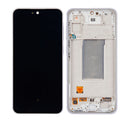 Samsung Galaxy A36 5G (A366 / 2025) OLED Screen Assembly Replacement With Frame (Refurbished) (Lavender)