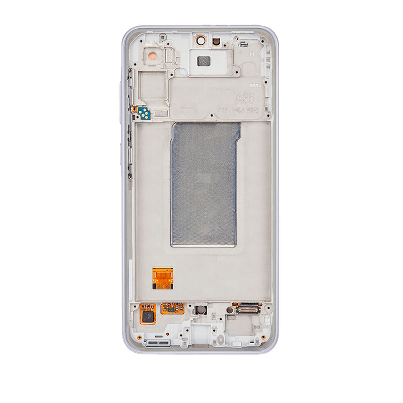 Samsung Galaxy A36 5G (A366 / 2025) OLED Screen Assembly Replacement With Frame (Refurbished) (Lavender)