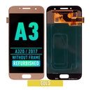 Samsung Galaxy A3 (A320 / 2017) OLED Screen Assembly Replacement Without Frame (Refurbished) (Gold)