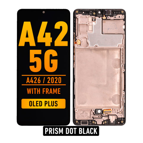 Samsung Galaxy A42 5G (A426 / 2020) OLED Screen Assembly Replacement With Frame (OLED PLUS) (All Colors)