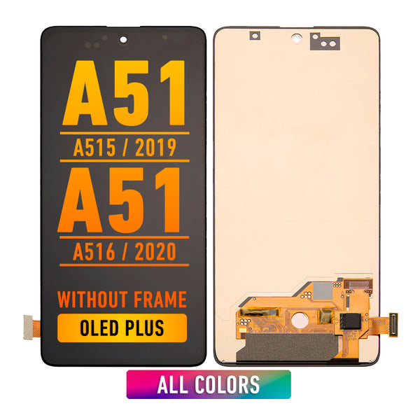 Samsung Galaxy A51 5G (A516 / 2020) OLED Screen Assembly Replacement Without Frame (OLED PLUS) (All Colors)