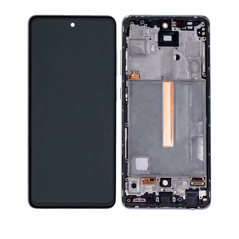 Samsung Galaxy A52 4G (A525 / 2021) (6.36") OLED Screen Assembly Replacement With Frame (OLED PLUS) (Awesome White)
