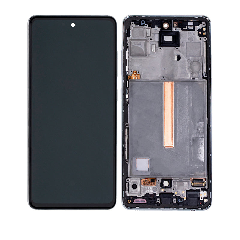 Samsung Galaxy A52 4G (A525 / 2021) (6.36") OLED Screen Assembly Replacement With Frame (OLED PLUS) (Awesome White)