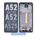 Samsung Galaxy A52 4G (A525 / 2021) LCD Screen Assembly Replacement With Frame (INCELL) (Awesome Blue)