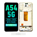 Samsung Galaxy A54 5G (A546 / 2023) OLED Screen Assembly With Frame (Refurbished) (White)