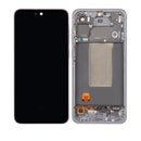 Samsung Galaxy A56 5G (A566 / 2025) OLED Screen Assembly Replacement With Frame (OLED PLUS) (Graphite)