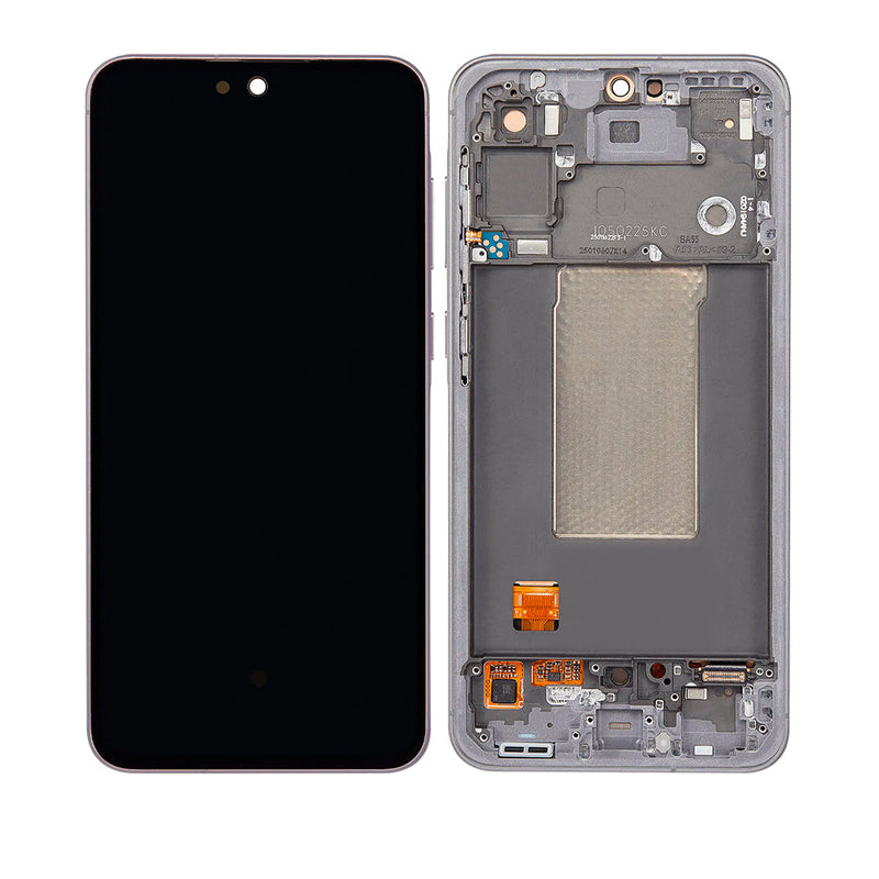 Samsung Galaxy A56 5G (A566 / 2025) OLED Screen Assembly Replacement With Frame (OLED PLUS) (Graphite)