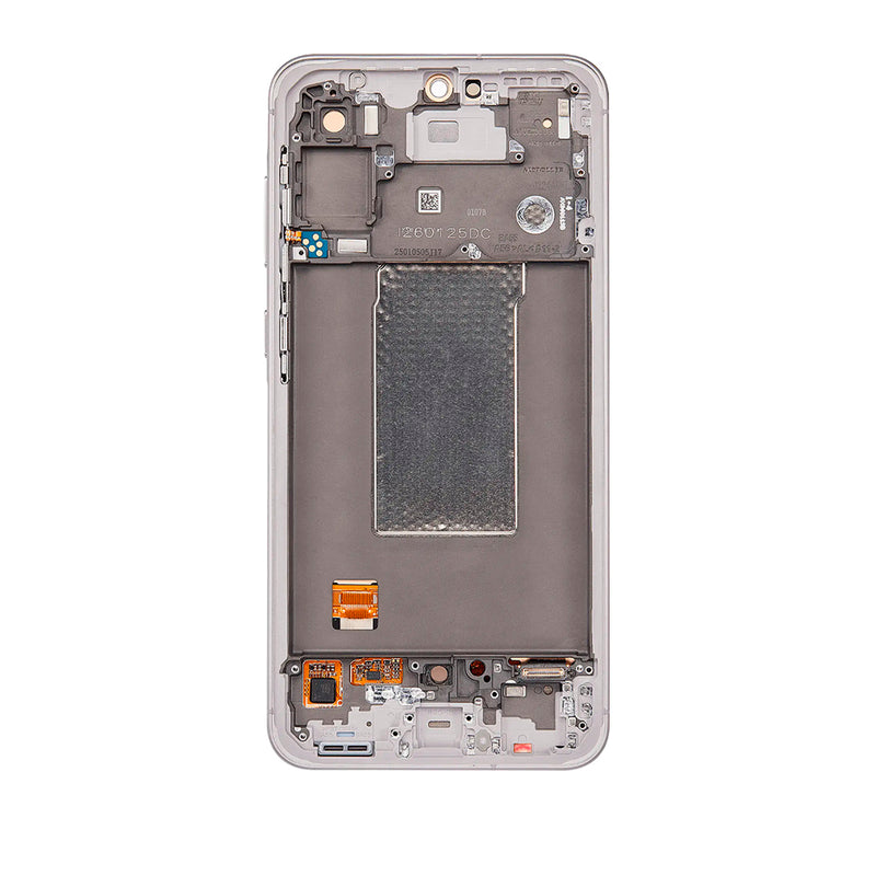 Samsung Galaxy A56 5G (A566 / 2025) OLED Screen Assembly Replacement With Frame (Refurbished) (Pink)