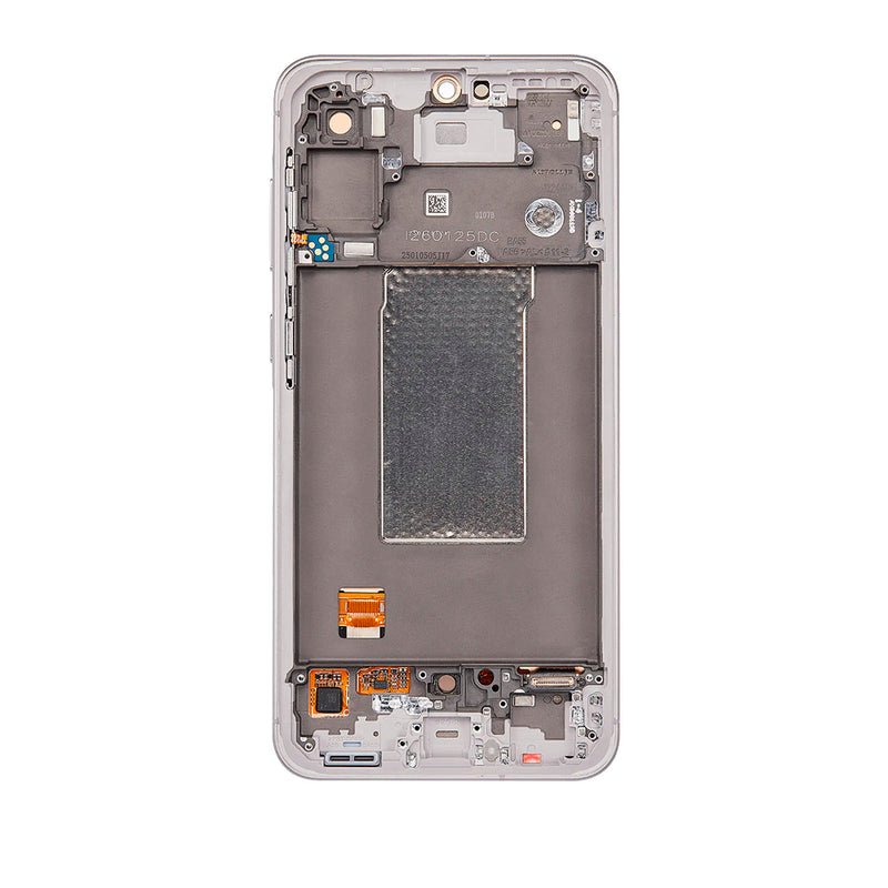 Samsung Galaxy A56 5G (A566 / 2025) OLED Screen Assembly Replacement With Frame (Refurbished) (Light Gray)