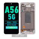 Samsung Galaxy A56 5G (A566 / 2025) OLED Screen Assembly Replacement With Frame (Refurbished) (Light Gray)