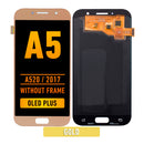 Samsung Galaxy A5 (A520 / 2017) OLED Screen Assembly Replacement Without Frame (OLED PLUS) (Gold)