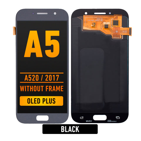 Samsung Galaxy A5 (A520 / 2017) OLED Screen Assembly Replacement Without Frame (OLED PLUS) (Black)