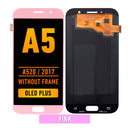 Samsung Galaxy A5 (A520 / 2017) OLED Screen Assembly Replacement Without Frame (Refurbished) (Pink)