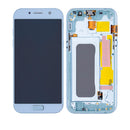 Samsung Galaxy A5 (A520 / 2017) OLED Screen Assembly Replacement With Frame (OLED PLUS) (Blue Mist)