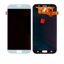 Samsung Galaxy A7 (A720 / 2017) OLED Screen Assembly Replacement With Frame (Refurbished) (Sky Blue)