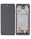 Samsung Galaxy A72 (A725 / 2021) (6.67") OLED Screen Assembly Replacement With Frame (OLED PLUS) (Awesome Black)