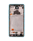 Samsung Galaxy A72 (A725 / 2021) (6.67") OLED Screen Assembly Replacement With Frame (OLED PLUS) (Awesome Blue)