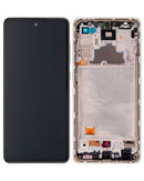 Samsung Galaxy A72 (A725 / 2021) (6.67") OLED Screen Assembly Replacement With Frame (OLED PLUS) (Awesome White)