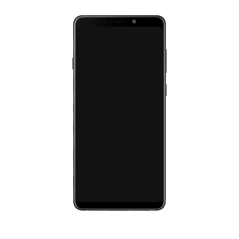 Samsung Galaxy A9 (A920 / 2018) OLED Screen Assembly Replacement With Frame (Refurbished) (Black)