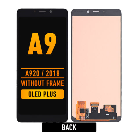 Samsung Galaxy A9 (A920 / 2018) OLED Screen Assembly Replacement Without Frame (OLED PLUS) (Black)