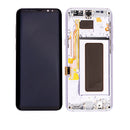 Samsung Galaxy S8 Plus LCD  Screen Assembly Replacement With Frame (Aftermarket Incell) (Orchid Gray / Purple)