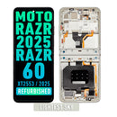 Motorola Razr 2025 / Razr 60 (XT2553 / 2025) OLED Assembly With Frame (Refurbished) (Lightest Sky)