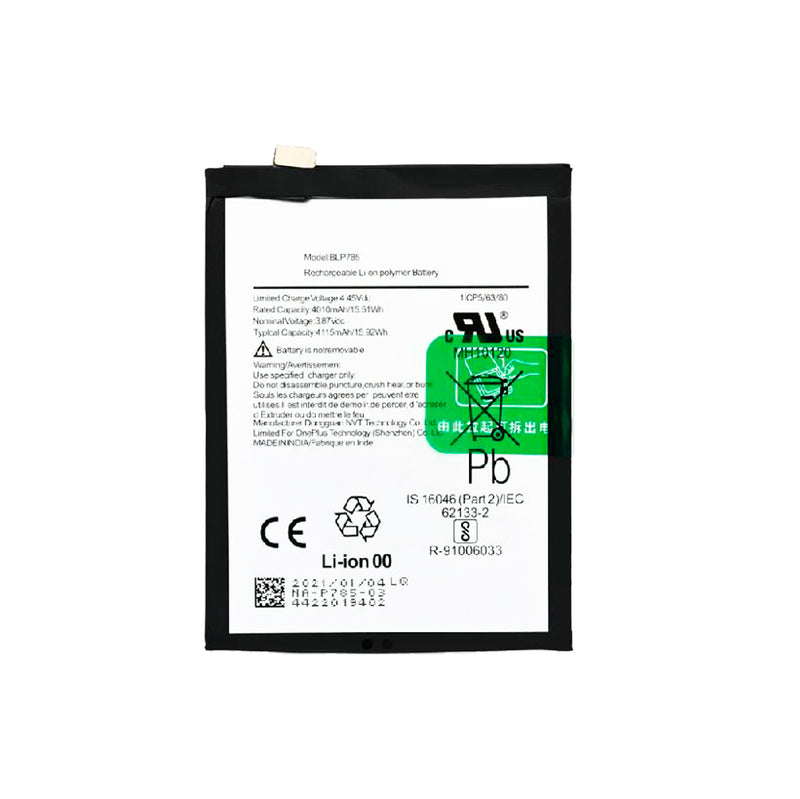 OnePlus Nord N300 5G Battery Replacement High Capacity