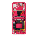 Motorola Razr Ultra 2025 (XT2551 / 2025) / Razr 60 Ultra (XT2551 / 2025) OLED Assembly With Frame (Refurbished) (Cabaret)