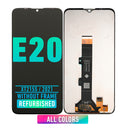 Motorola Moto E20 (XT2155 / 2021) LCD Screen Assembly Replacement Without Frame (Refurbished) (Black)
