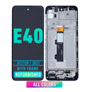 Motorola Moto E40 (XT2159 / 2021) LCD Screen Assembly Replacement With Frame (Refurbished) (All Colors)