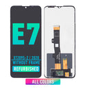 Motorola Moto E7 (XT2095-2 / 2020) LCD Screen Assembly Replacement Without Frame (Black)