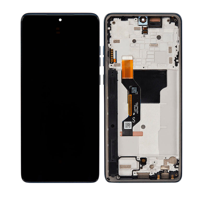 Motorola Moto G Stylus 5G (XT2517-3 /2025) / Edge 60 Stylus (XT2517-4 /2025) OLED Screen Assembly Replacement With Frame (Refurbished) (Pantone Gibraltar sea)