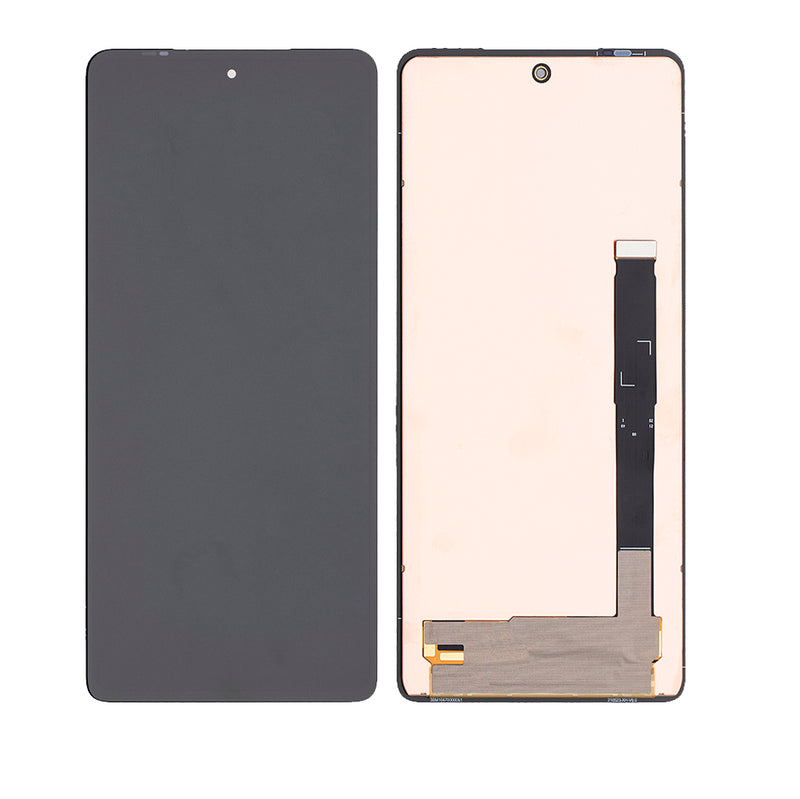 Motorola Moto Edge Plus / Edge 30 Pro (XT2201-1/4) / Edge X30 5G (XT2201 -2/6 /2022) LCD Assembly With Frame (Refurbished) (Black)