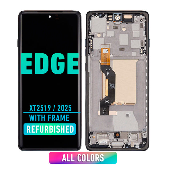 Motorola Edge (XT2519 / 2025) OLED Assembly With Frame (Refurbished) (All Colors)