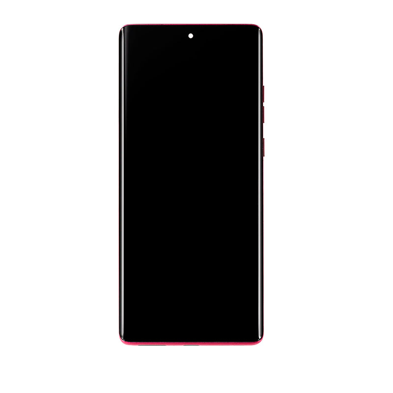 Motorola Moto Edge 50 Fusion 5G (XT2429 / 2024) OLED Assembly With Frame (Refurbished) (Hot Pink)